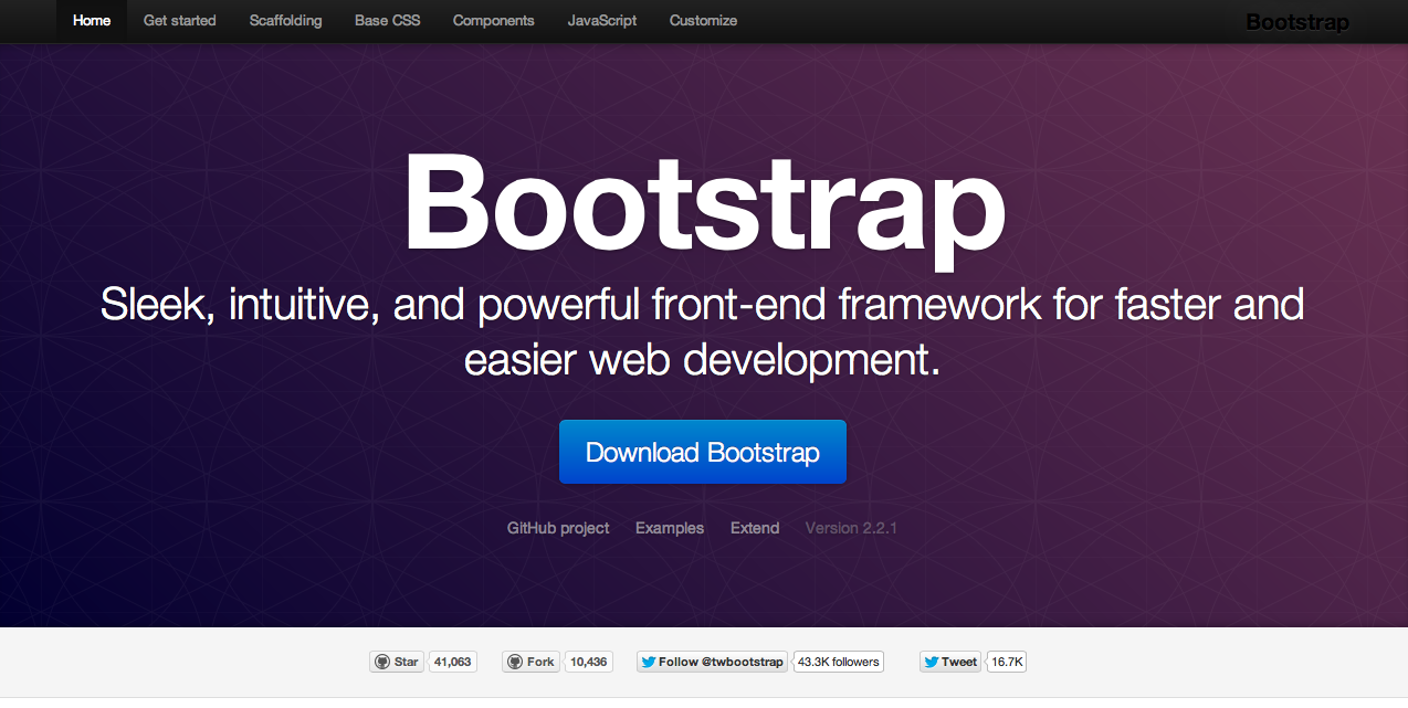 簡単に綺麗で現代的なWebがつくれるCSSフレームワーク「Bootstrap」がおすすめです！